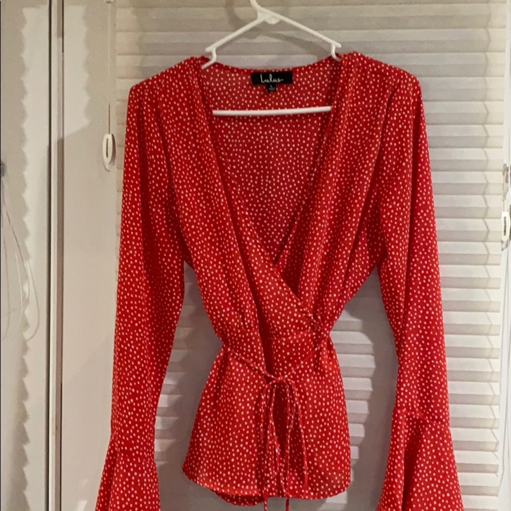 Lulu wrap blouse